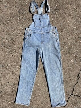 Light Blue Denim Women's Overalls